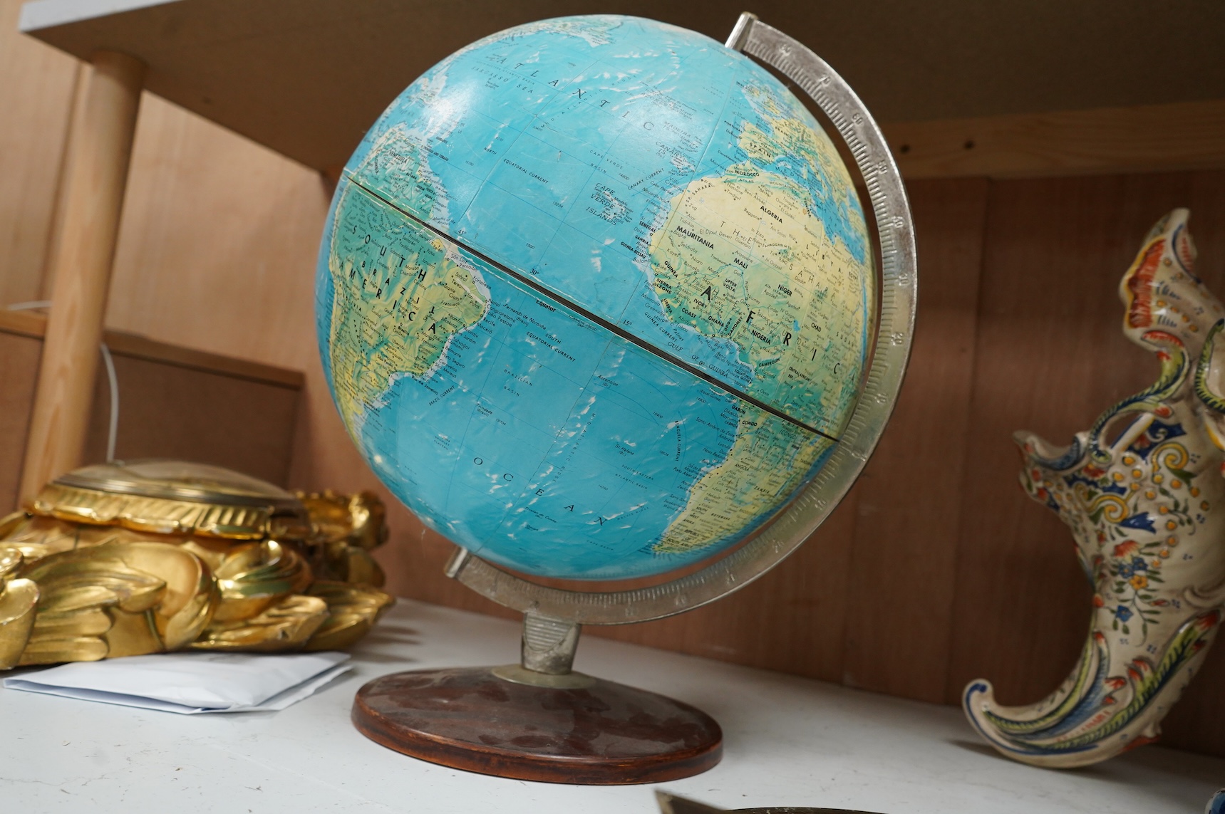 A Philips 12 inch globe, 1976, 41cm high